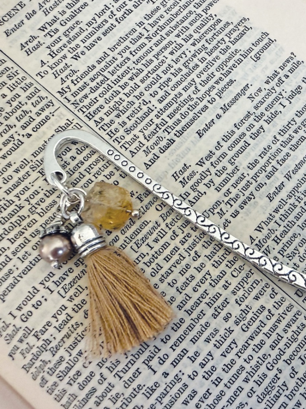 Autumn Citron Bookmark